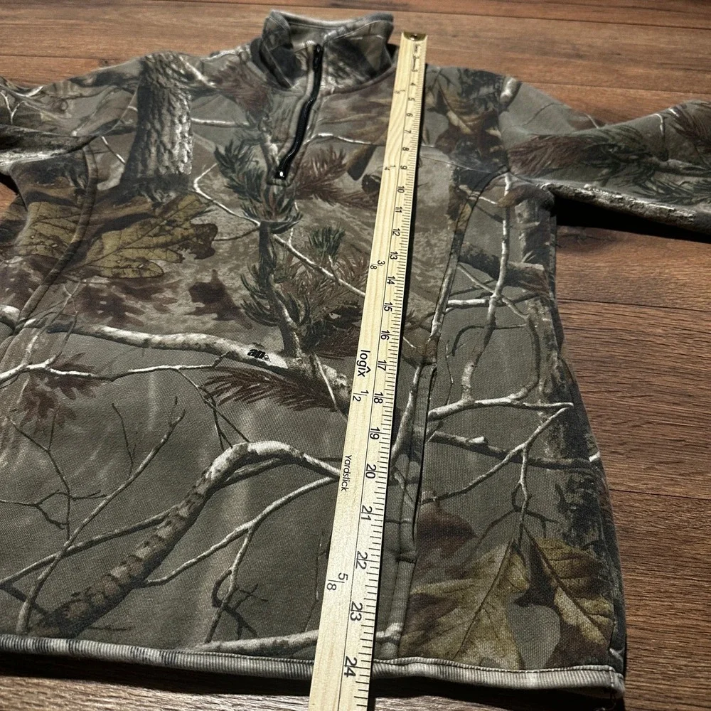 RedHead Camo Quarter Zip Fleece Pullover Women Small Realtree‎ AP Hunting Top